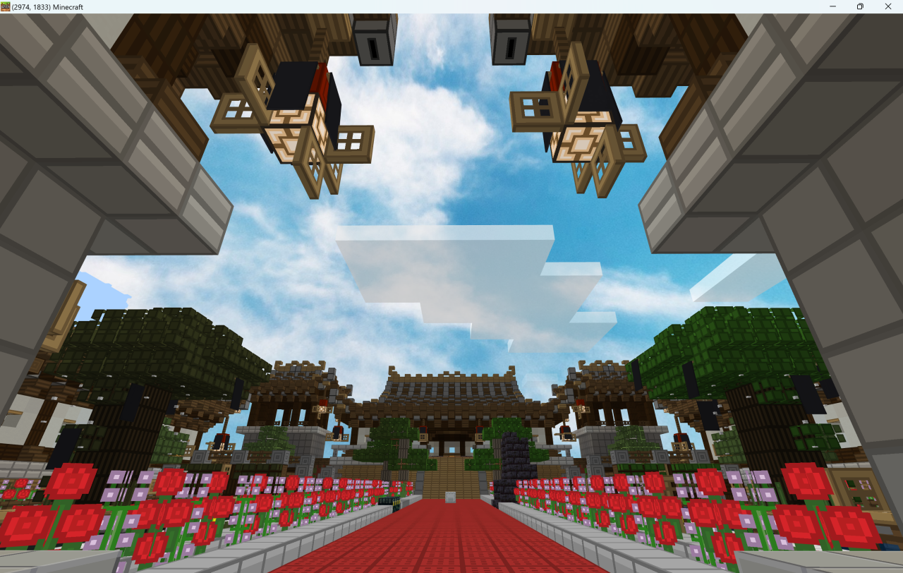 Minecraft 鸣鸿服务器地铁宣传图